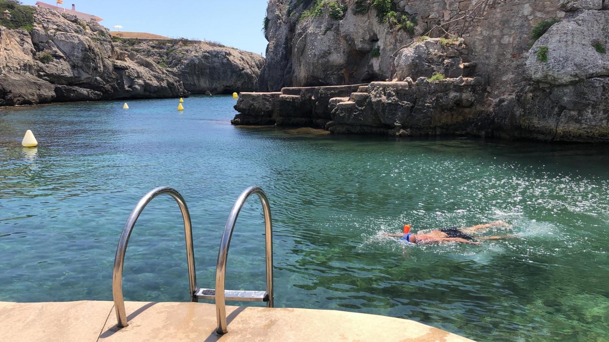 Appartamento Menorca Ciutadella Calan Blanes Atico 40m2 Cala'n Forcat Esterno foto